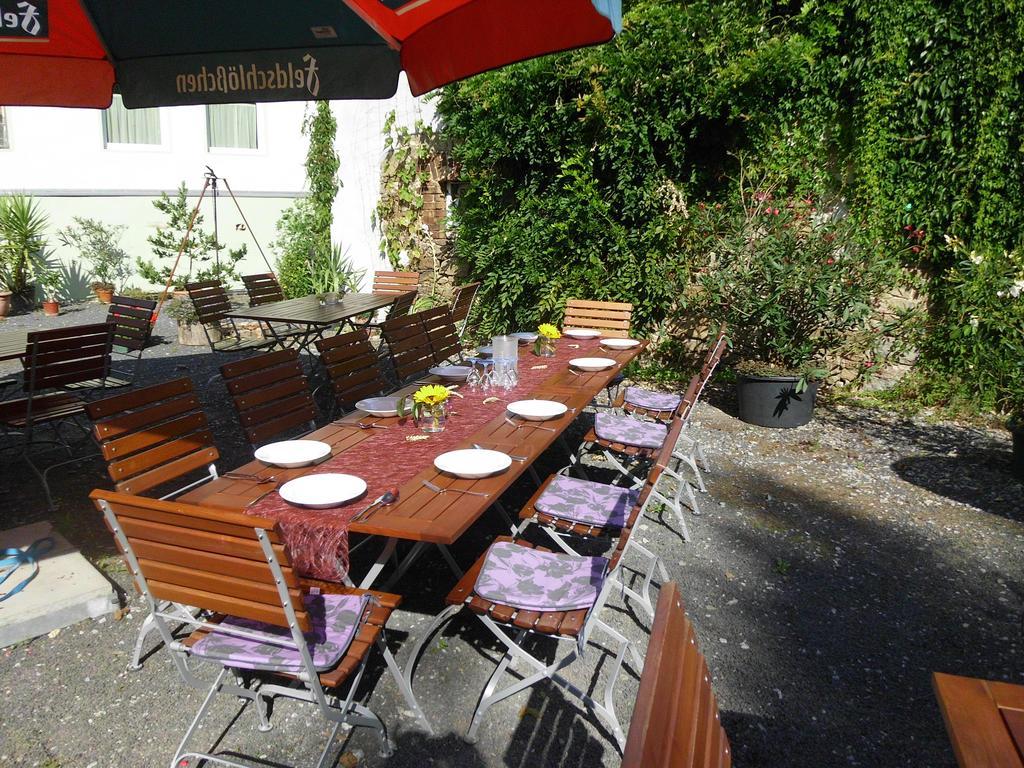 Pension Zum Hirsch Göda Esterno foto
