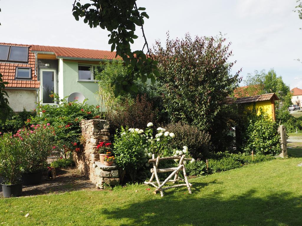 Pension Zum Hirsch Göda Esterno foto